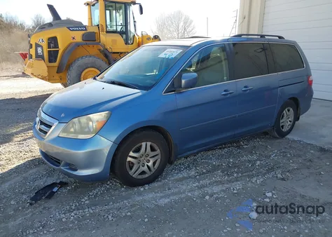 2007 Honda Odyssey Ex-L from USA, damaged, VIN 5FNRL38627B057563